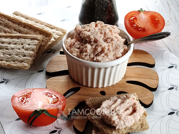 Паштет из ветчины, рецепт с фото