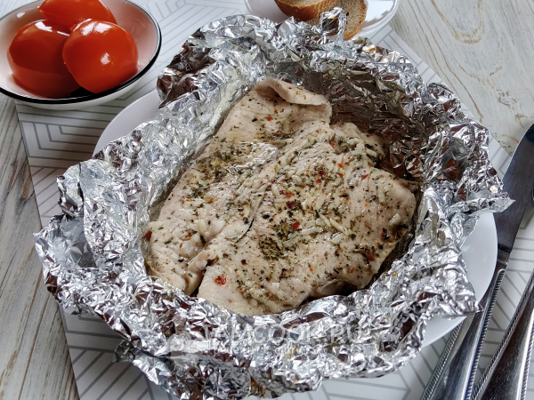 Индейка в фольге на мангале, рецепт с фото
