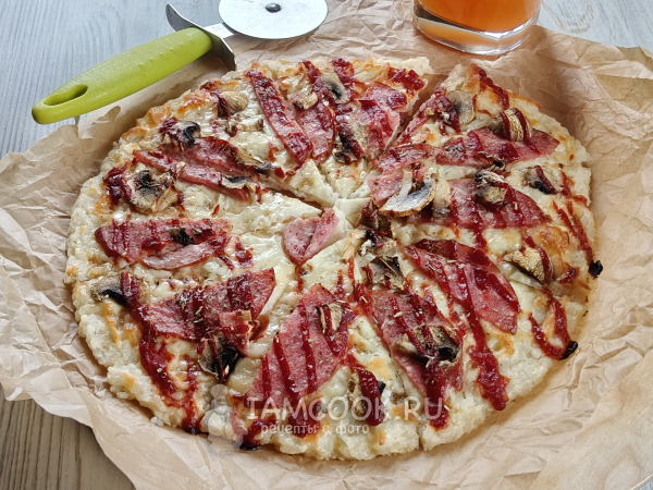 Рисовая пицца, рецепт с фото