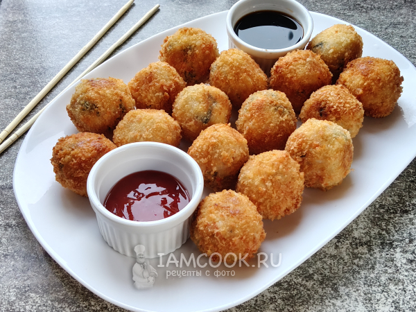 Ленивые жареные роллы, рецепт с фото