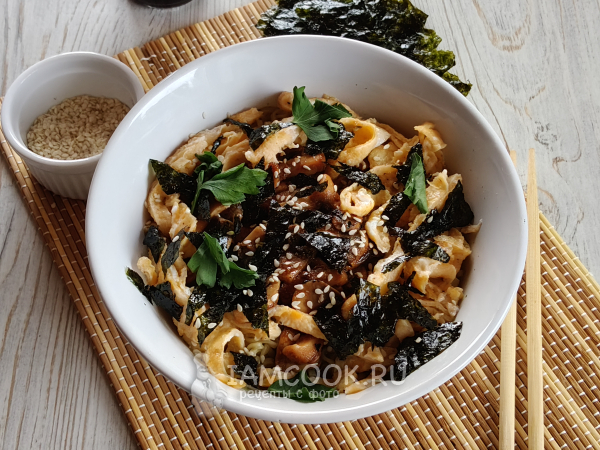 Рамен с грибами, рецепт с фото