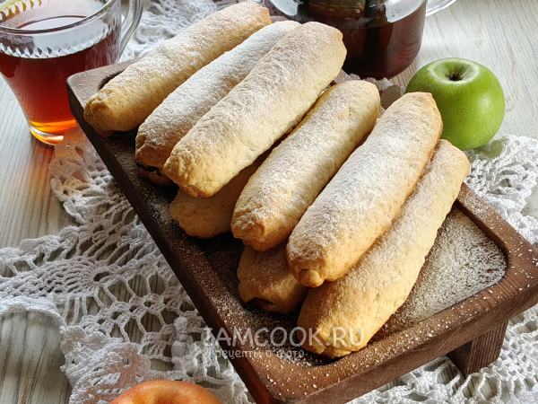 Трубочки с вишней, рецепт с фото