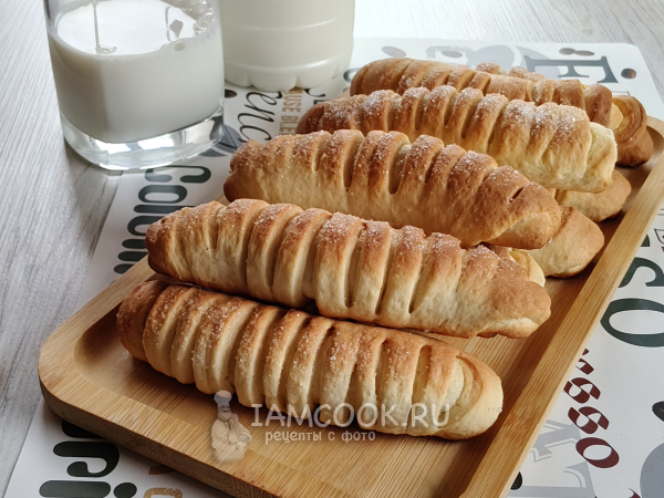 Трубочки на кефире, рецепт с фото