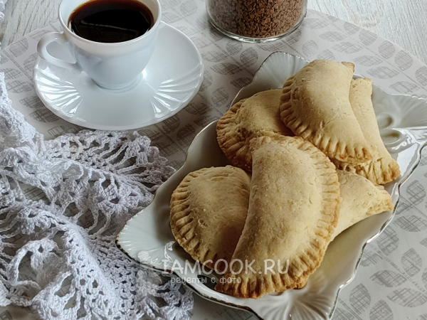 Пирожки с картошкой из песочного теста, рецепт с фото