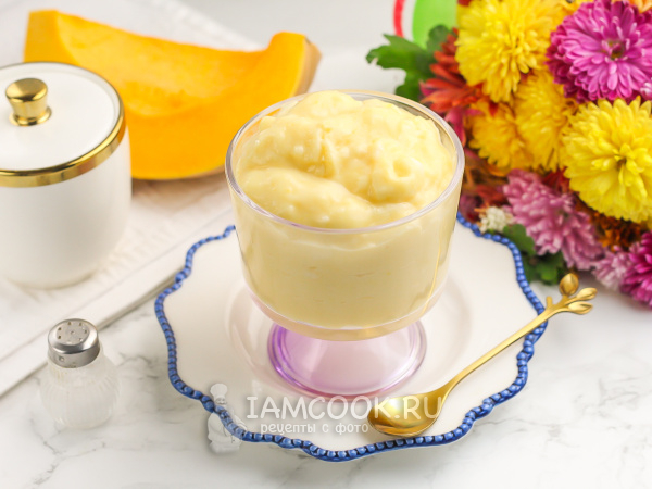 Тыквенный заварной крем, рецепт с фото