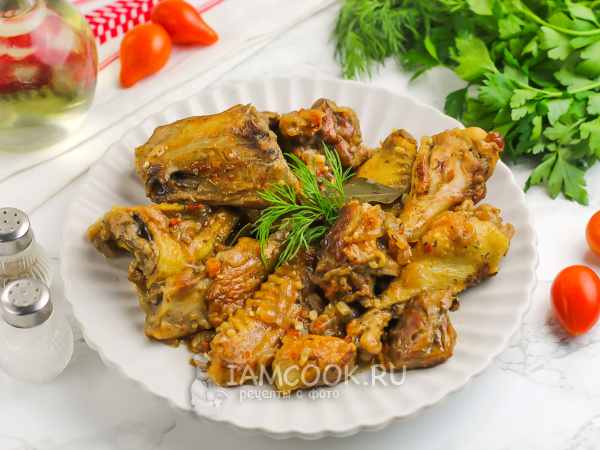 Жареная утка (кусочками, на сковороде), рецепт с фото