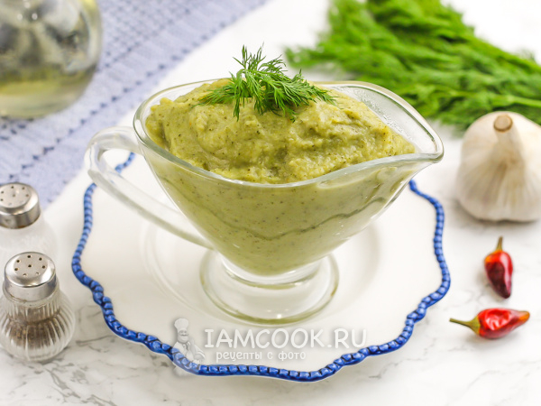 Соус из брокколи, рецепт с фото