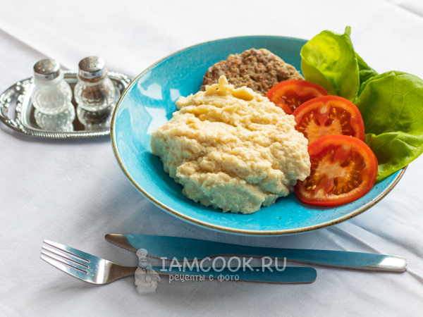 Пюре из кольраби, рецепт с фото