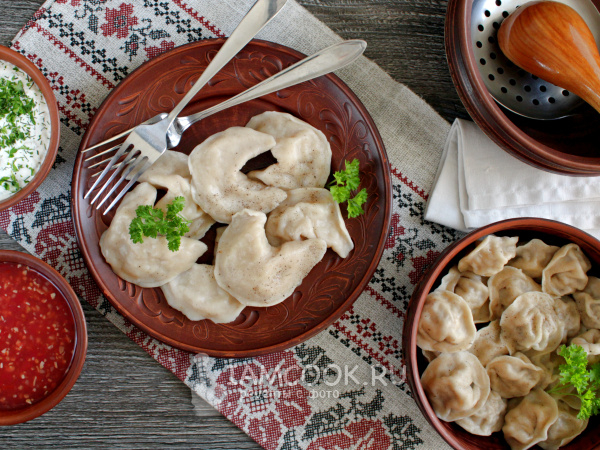 Пельнянь (пельмени по-удмуртски), рецепт с фото