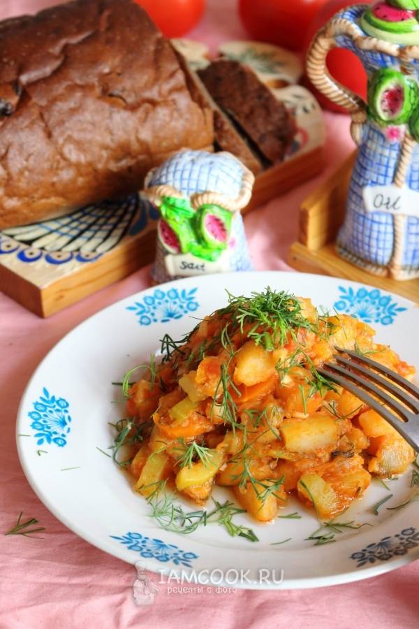 Овощное рагу с картошкой в мультиварке рецепты