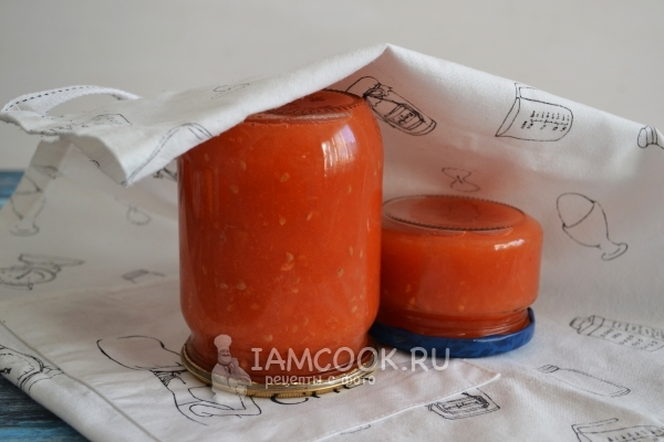 Рецепт томатного сока с мякотью на зиму