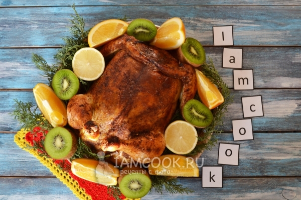 Рецепт фаршированного цыпленка в духовке