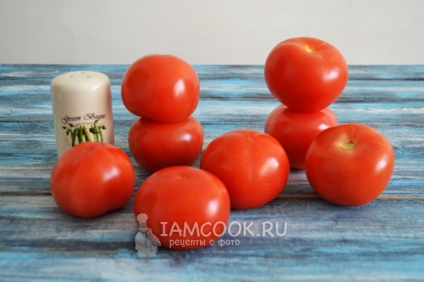 Ингредиенты для томатного сока с мякотью на зиму