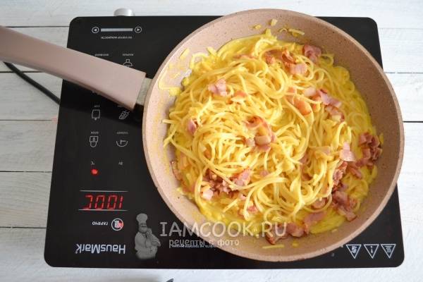 Паста карбонара с курицей в сливочном соусе🍜