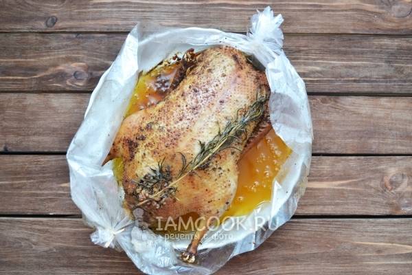 Утка фаршированная гречкой в духовке рецепт с фото пошагово