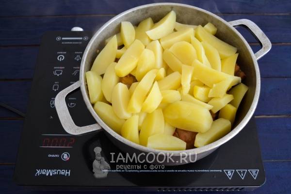 Чахохбили с картошкой в духовке — рецепт с пошаговыми фото и видео