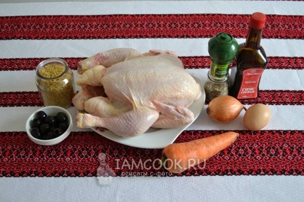 Рецепт.курица без костей в духовке рецепт с фото