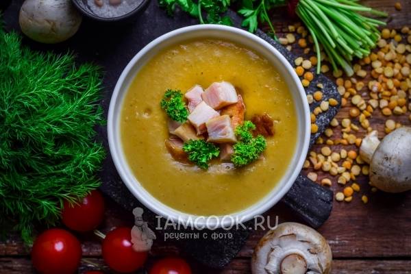 Вкусный гороховый суп с копченостями: рецепт с фото