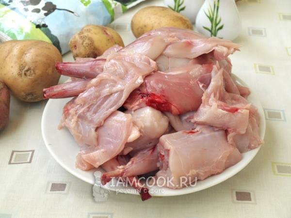 Жаркое из кролика со сметаной и овощами: пошаговый рецепт