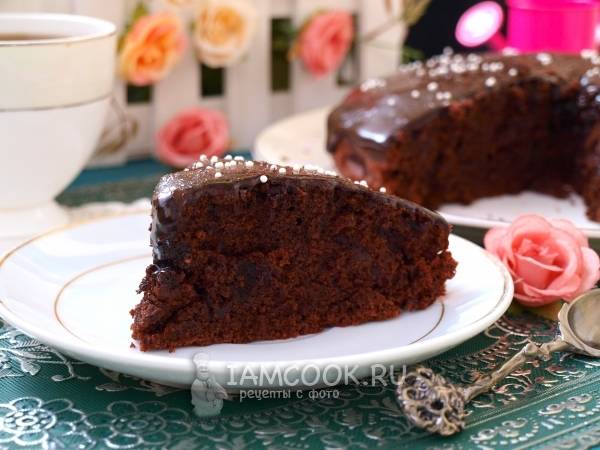 Шоколадный пирог с клубникой — пошаговый классический рецепт с фото от Простоквашино