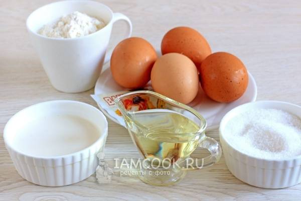 Ингредиенты для теста