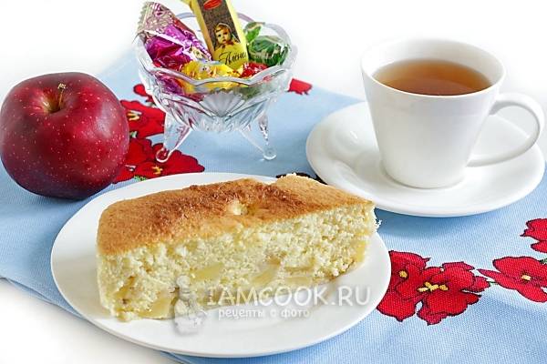 Шарлотка с яблоками в кружке, рецепт с фото и видео — ремонты-бмв.рф