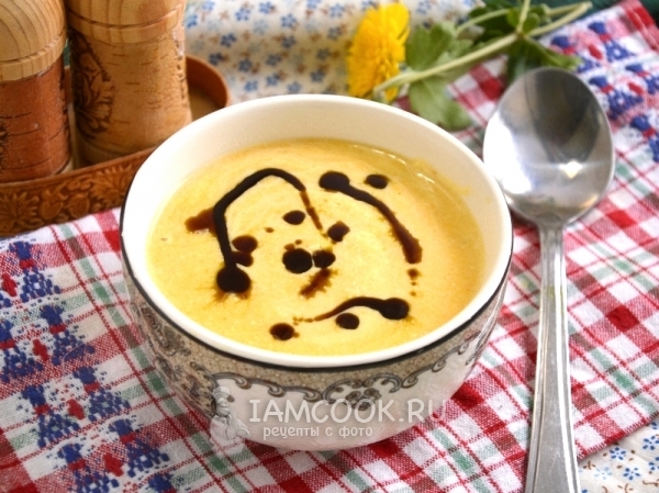 Фото сырного крем-супа с тыквой