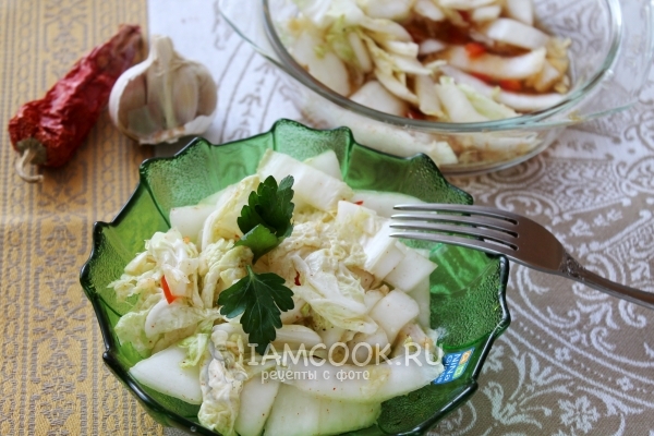 Рецепт маринованной капусты по-корейски