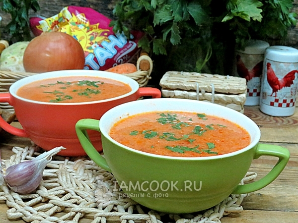 Фото польского помидорного супа (Zupa pomidorowa)