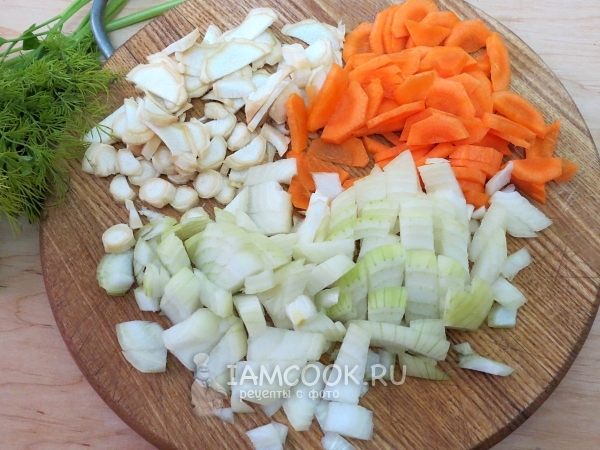Порезать овощи