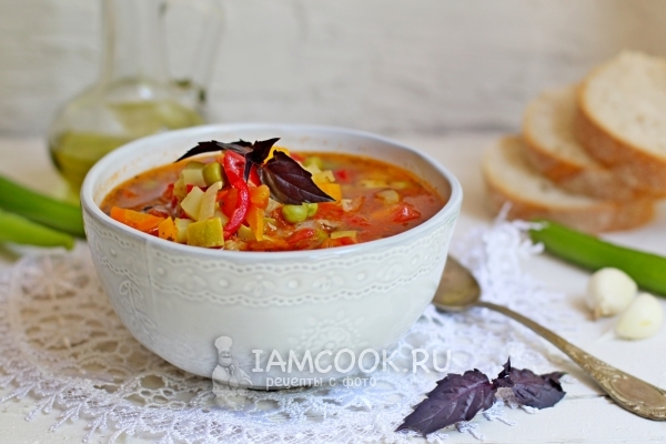 Рецепт овощного томатного супа