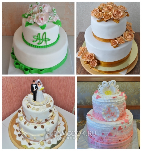 Разные свадебные торты