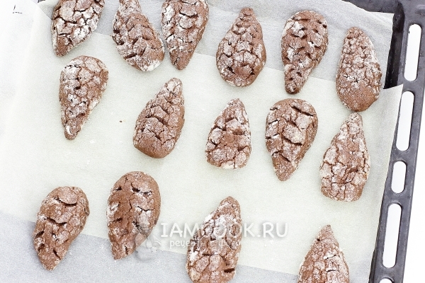 Рецепт шоколадного печенья «Шишки»