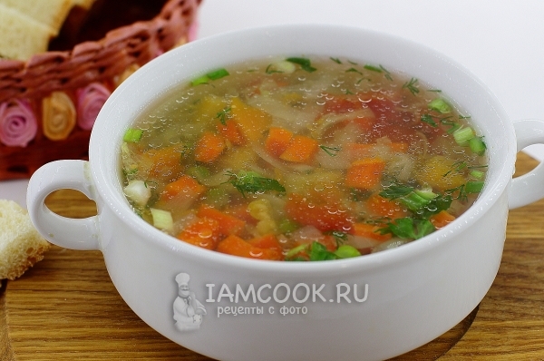 Фото диетического супа из овощей