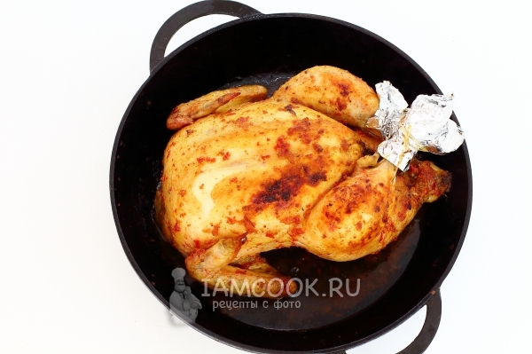 Рецепт курицы в духовке целиком с хрустящей корочкой