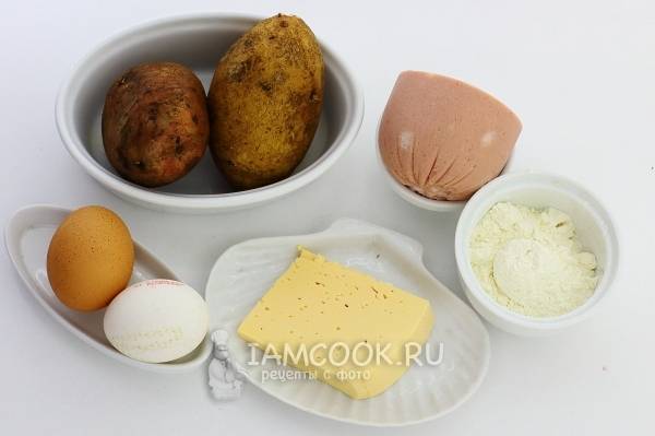 Драники с колбасой и сыром