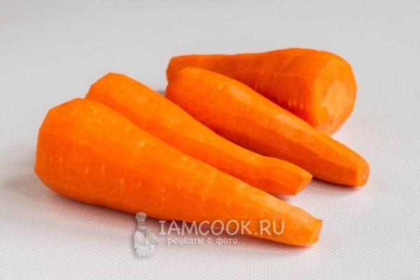 Почистить морковь