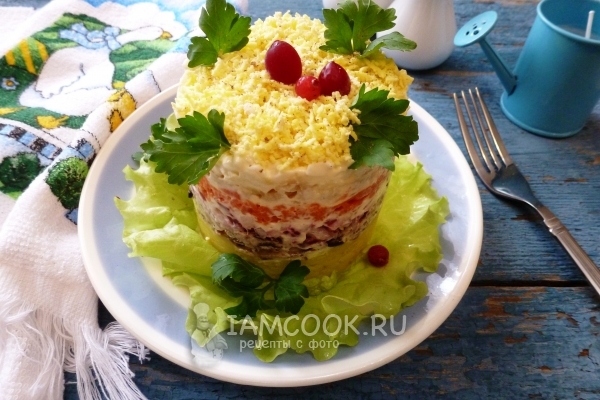 Рецепт салата «Мимоза» со шпротами