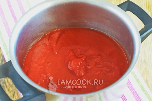 Приготовить густой томатный сок