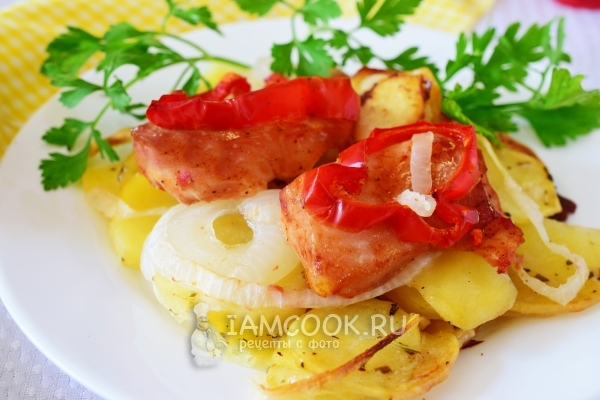 Рецепт филе пангасиуса в духовке с картошкой
