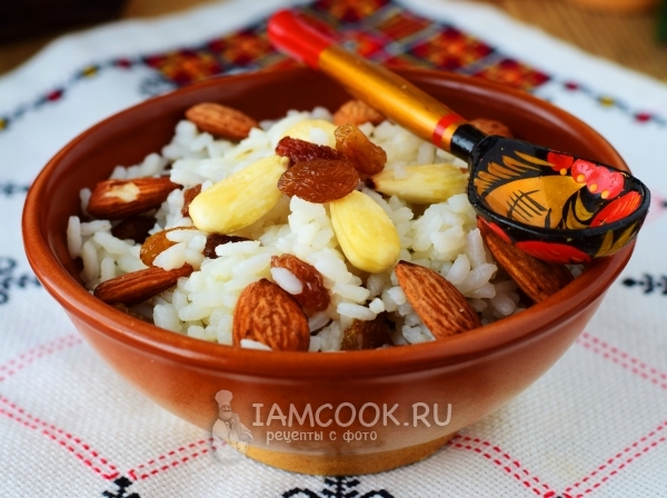 Рецепт поминальной кутьи из риса с изюмом