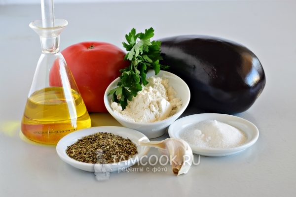 Ингредиенты для баклажанов по-гречески
