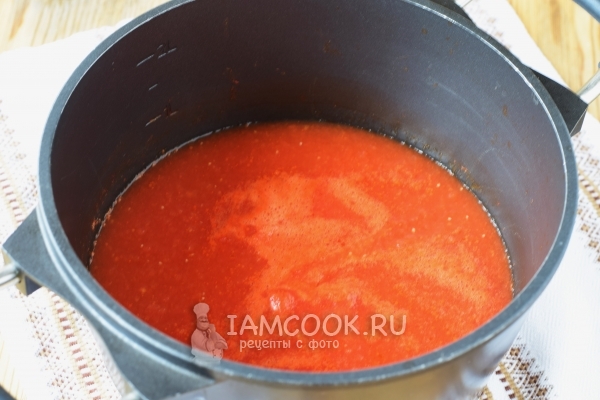 Проварить томатный сок