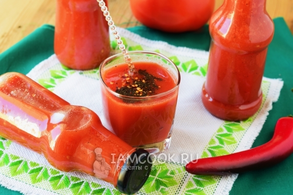 Фото томатного сока на зиму без стерилизации