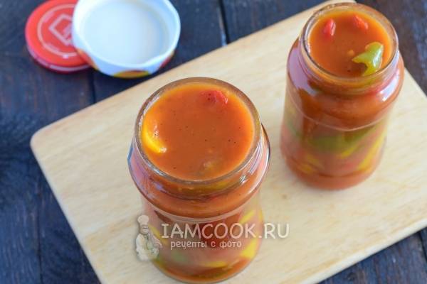 рецепт перца в томатном соке на зиму без стерилизации простой рецепт | Дзен