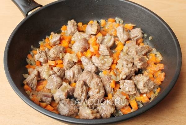 Плов с говядиной на сковороде — рецепт с фото пошагово