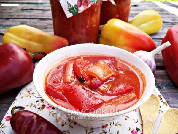 Лечо из перца с томатной пастой на зиму – простой и вкусный рецепт, как приготовить пошагово