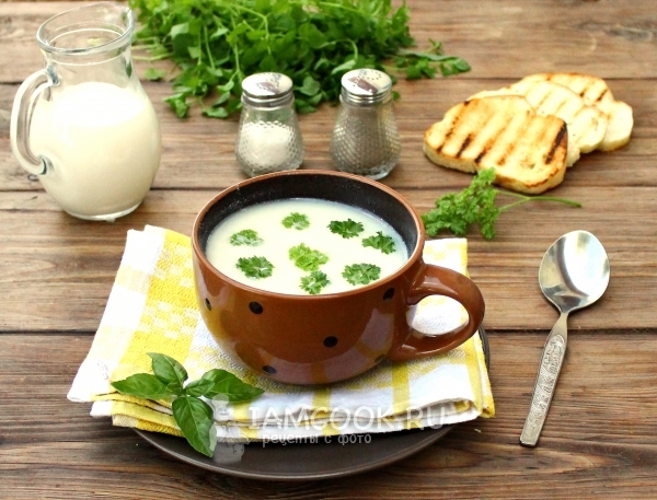 Рецепт куриного супа-пюре со сливками