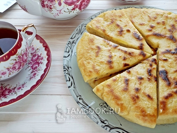 Фото осетинского пирога на сковороде