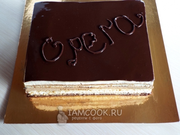 Торт Опера Классический Рецепт С Фото Пошагово